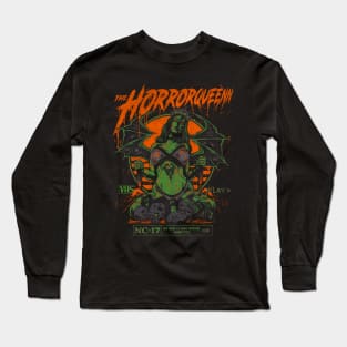 HORRORQUEENN (orange green grey) Long Sleeve T-Shirt